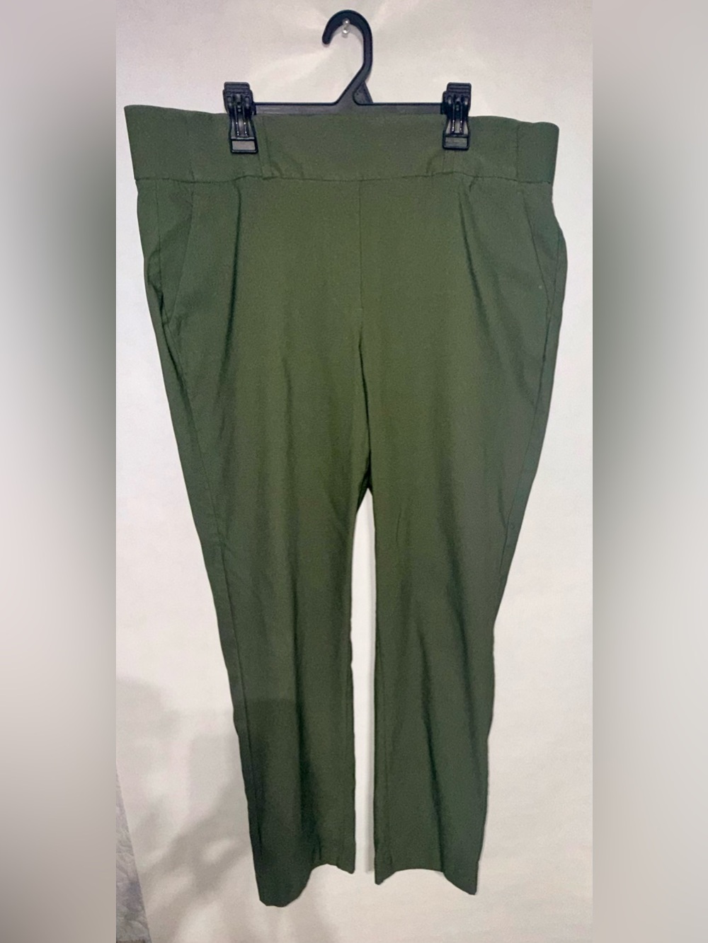 Simply Vera Vera Wang Olive Green Straight Leg Trousers